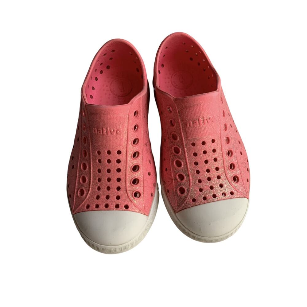 Native Pink Glitter Jeffersons Shoes